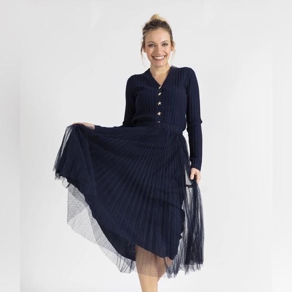 PRINCESS GOES HOLLYWOOD Navy cardigan - Picture 11 of 12